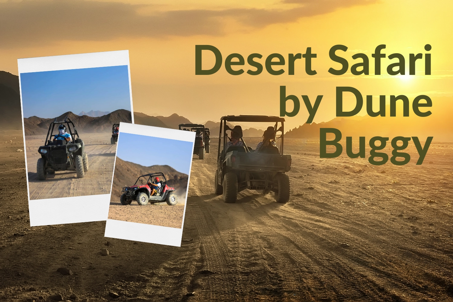 Hurghada: Sunset Desert Safari by Dune Buggy