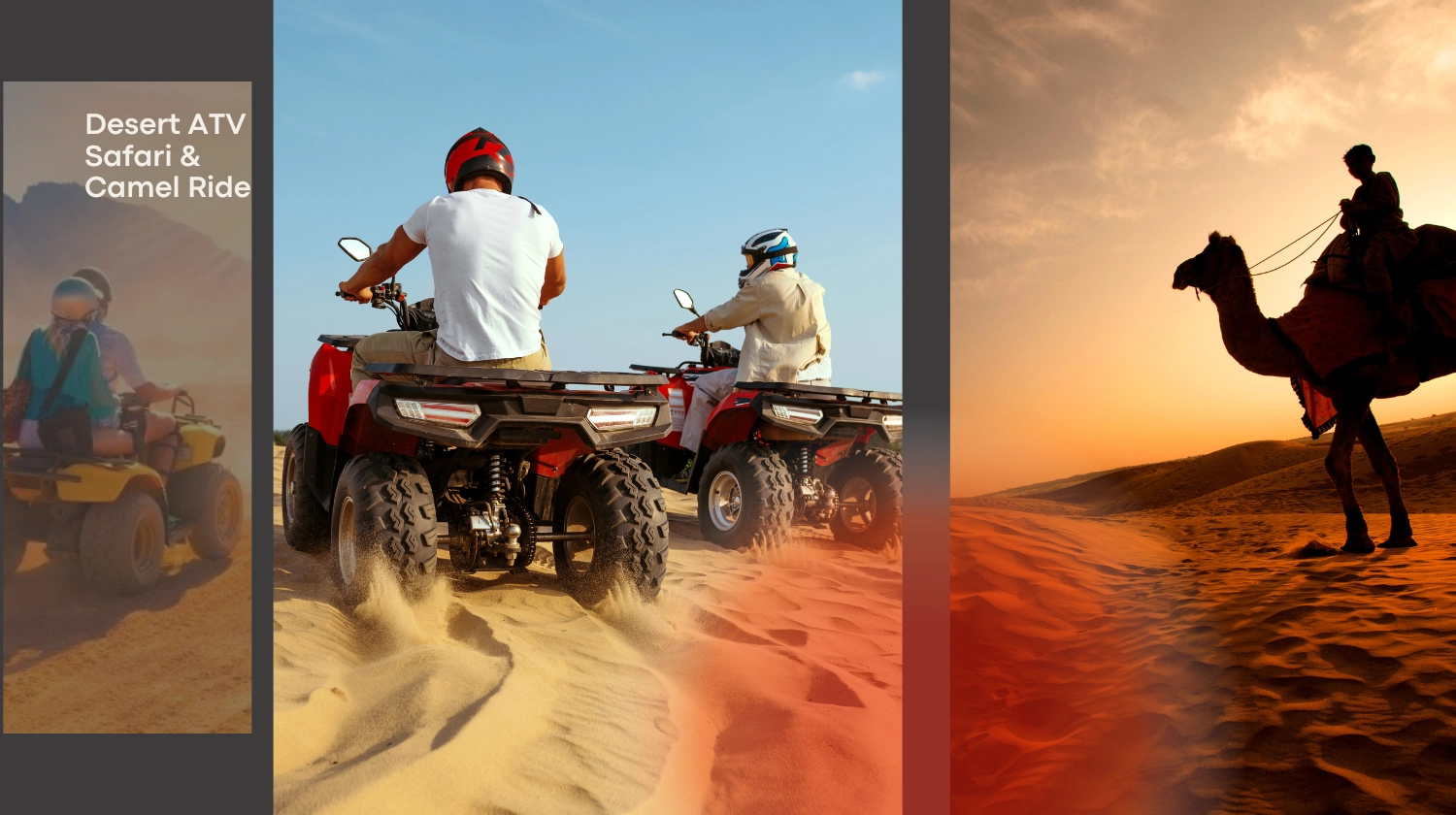 Quad Biking in der Wüste von Marsa Alam mit Blick auf den Sonnenuntergang, BBQ Dinner und Show